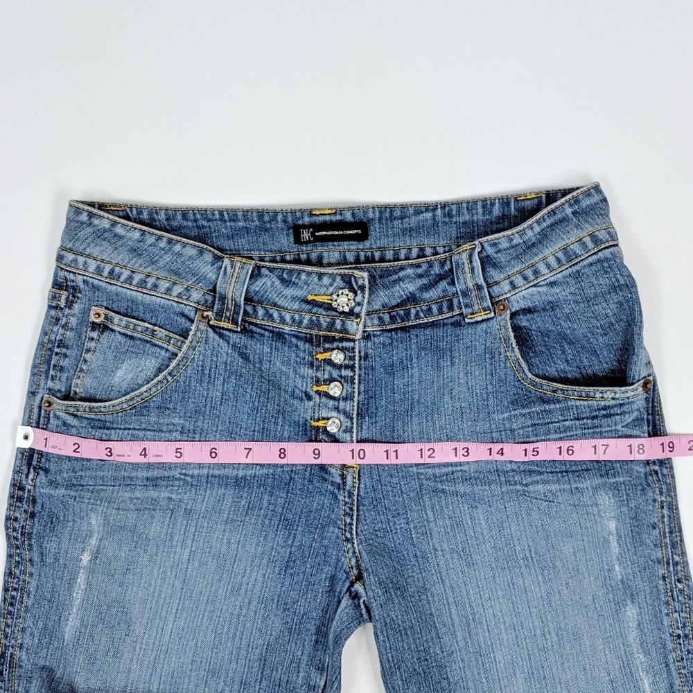 INC Distressed Cuffed Jeans - Picture 8 of 8